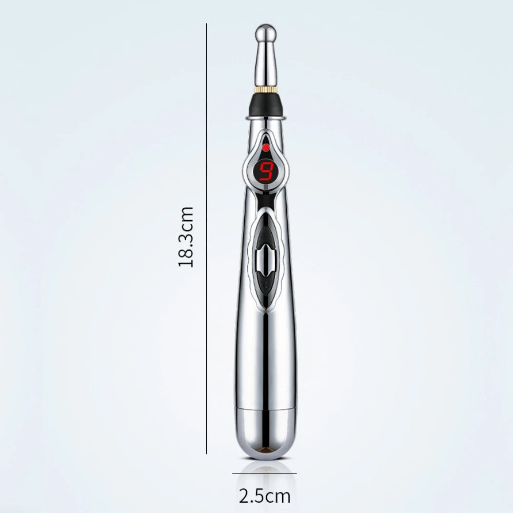 CAMMUO Electronic Acupuncture Meridian Pen – 5 Heads Meridian Massage Pen HIP