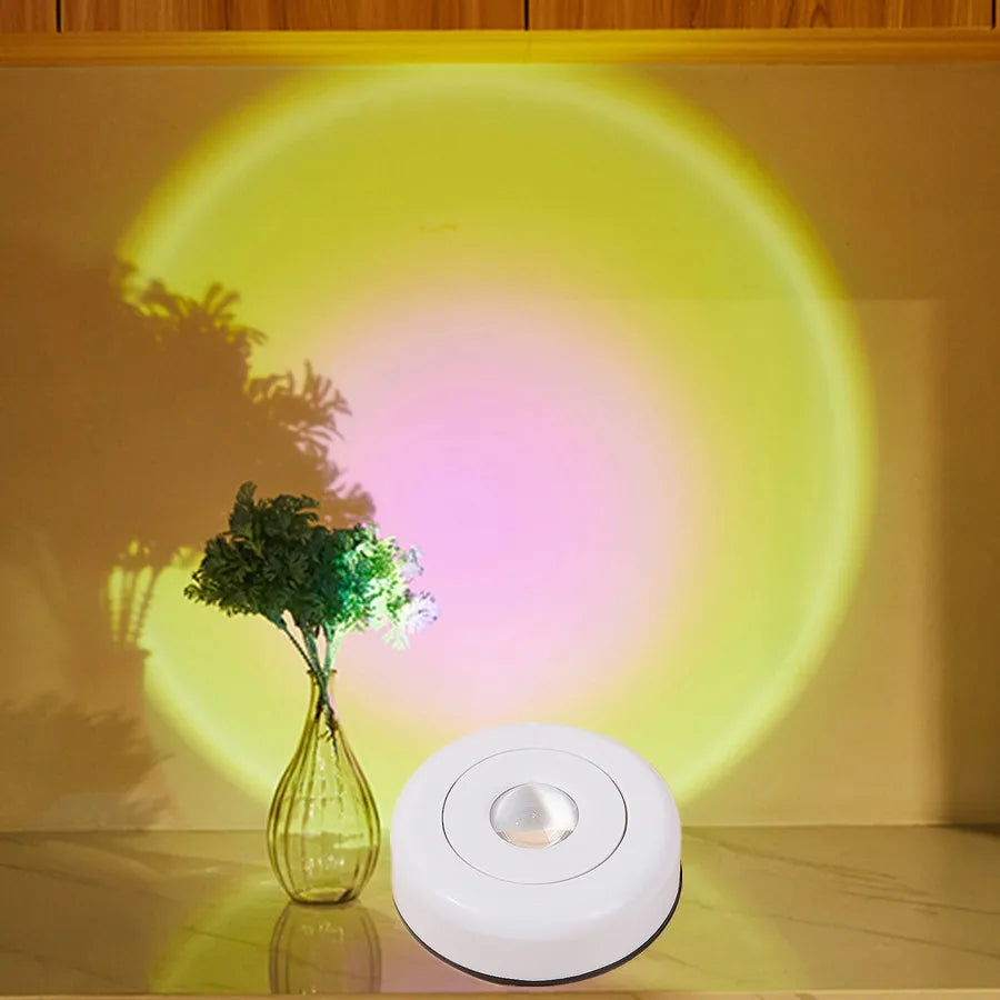 Touch LED Sunset Cabinet Light – Battery Stick-On Night Lamp LED Night Light HIP Sun Projector