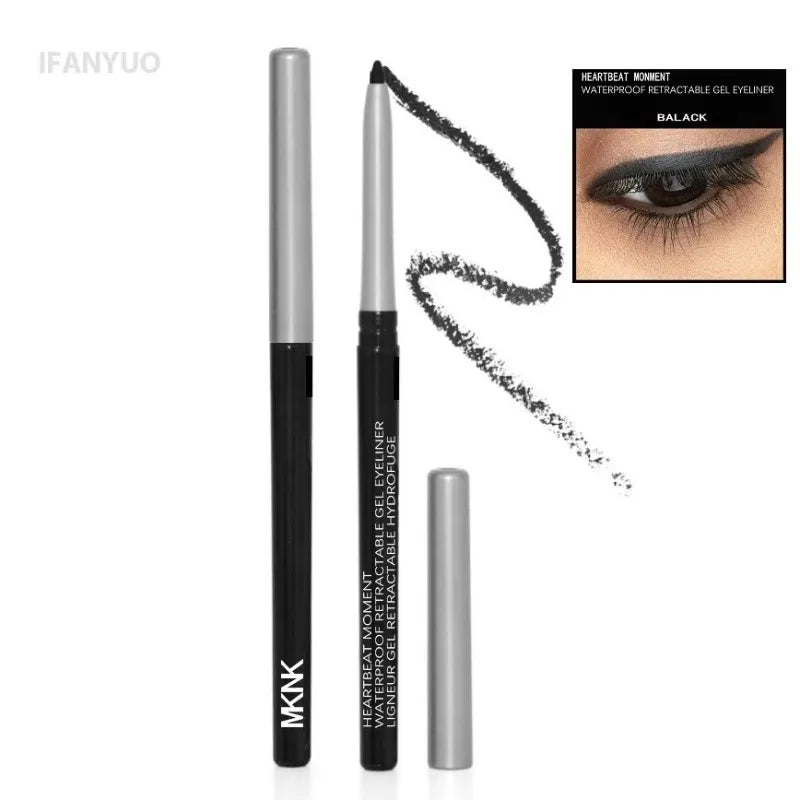 1-3pc Waterproof Black Eyeliner Pencil Smudge-proof Long-lasting Dark Brown Cream Gel Eye Liner Pen Beginner-Friendly Eye Makeup HIP