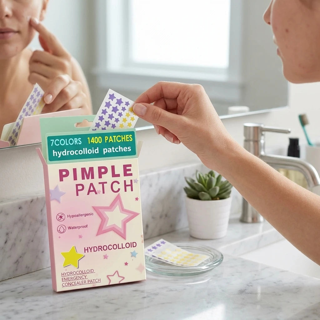 1400pcs Star Acne Patch Fashion Ultrathin Breathable Acne Covering Hydrocolloid Patch Beauty Face Acne Patch Skin Care HIP