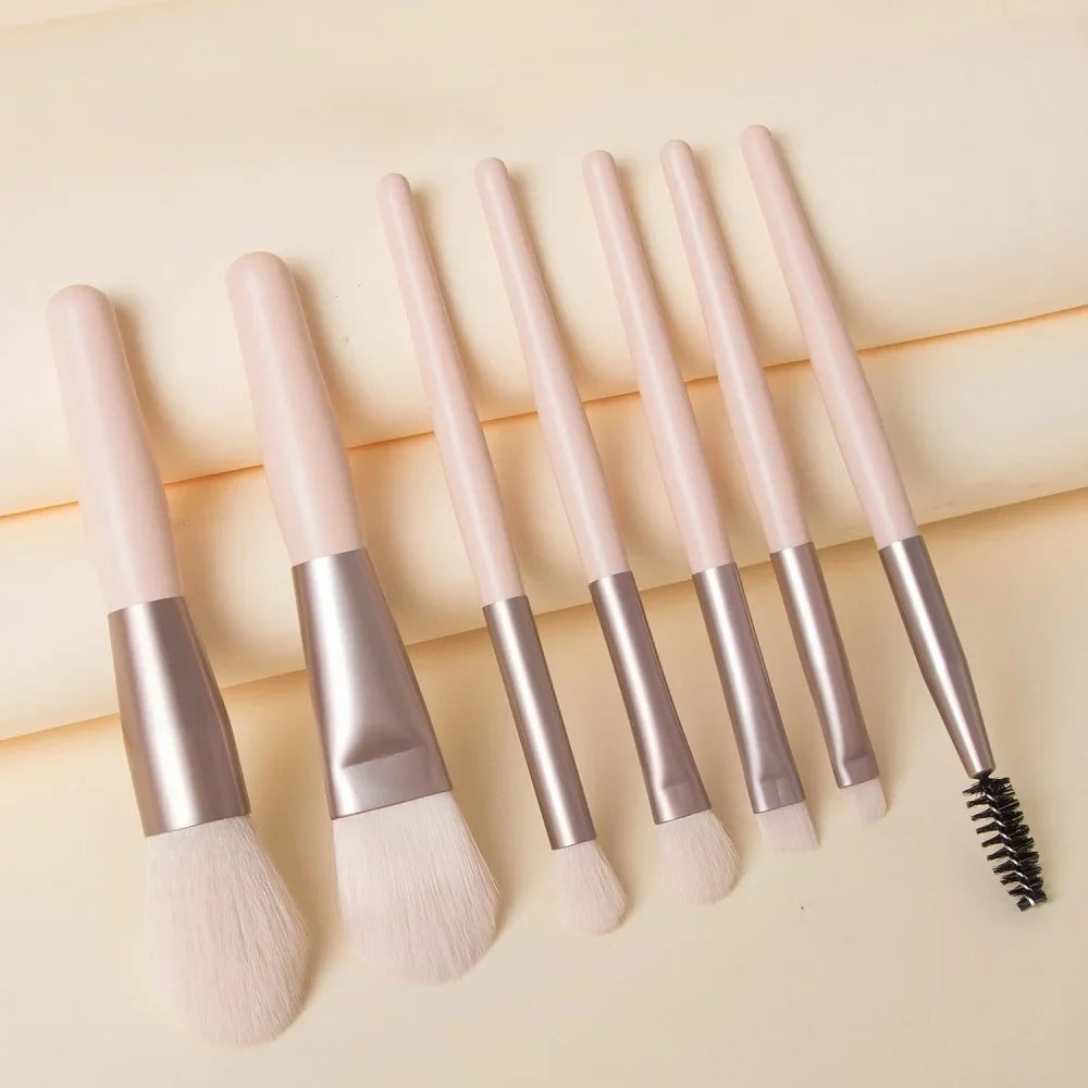 RUZOFO 8-Piece Makeup Brush Set – Blush, Foundation & More Makeup Brush Set HIP