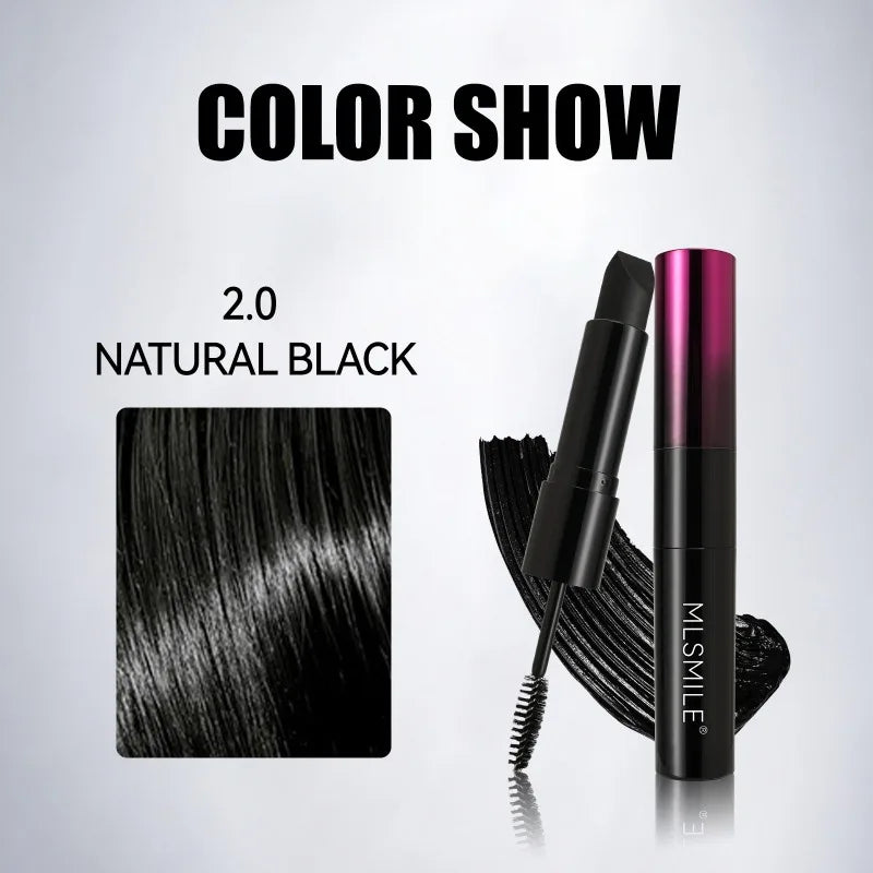 Temporary Hair Color Stick Gray Hair Cover Up Pen Waterproof Root Concealer Hairline White Strands Instant Coloring Makeup Tool HIP Black
