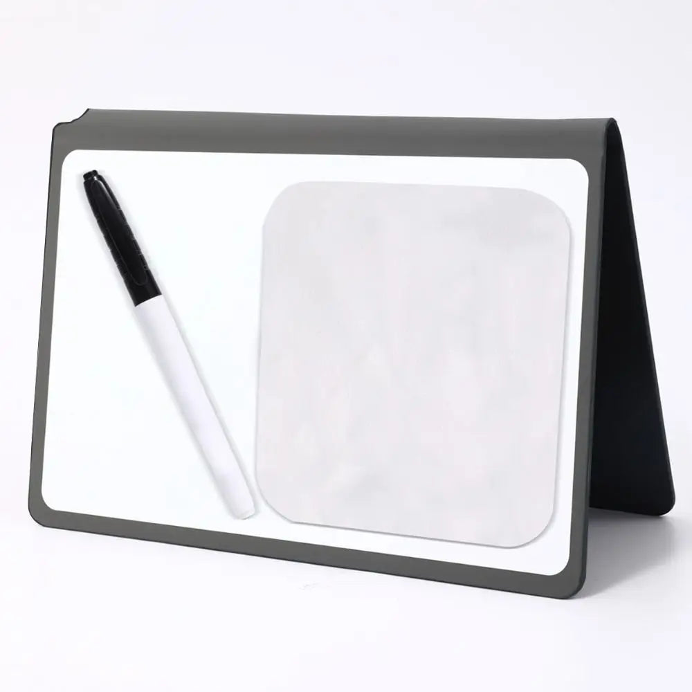 A5 Leather Reusable Whiteboard Notebook with Pen & Eraser Reusable Whiteboard Notebook HIP