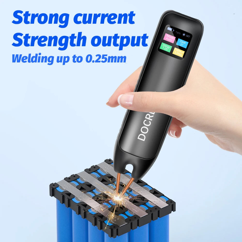 Handheld Spot Welder Portable Digital LED 11-Level 18650 DIY Handheld Spot Welder HIP