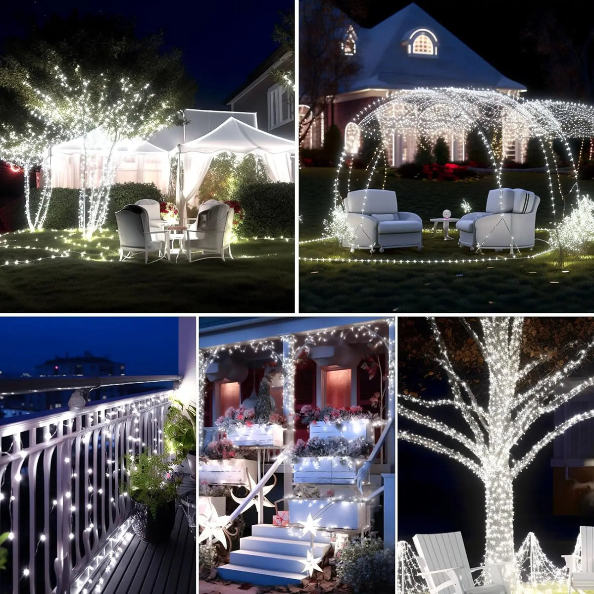 Solar Fairy String Lights Outdoor – 8 Modes IP65 Waterproof LED Solar String Lights HIP