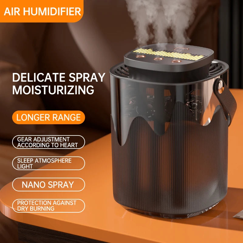 3L USB Desktop Humidifier – 3 Nozzles, Quiet & Aromatherapy USB Desktop Humidifier HIP