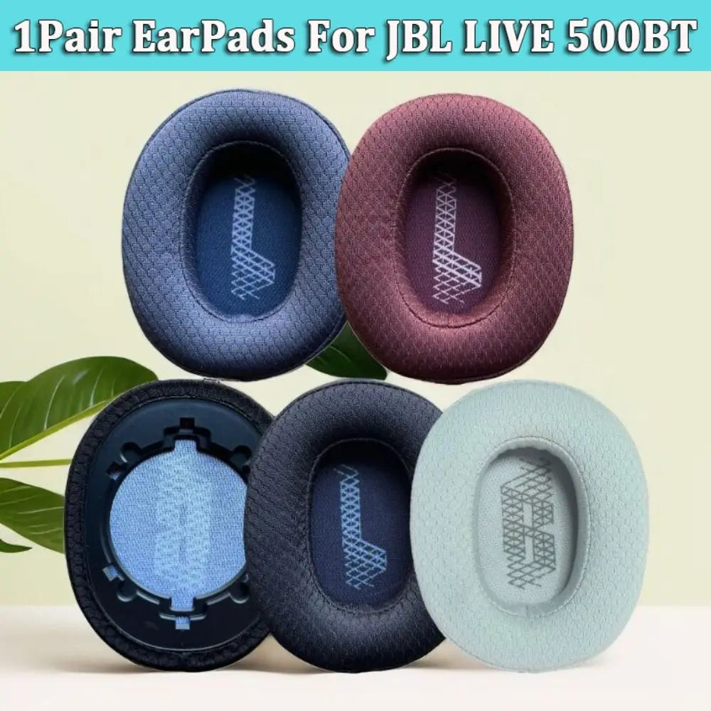 Memory Foam Ear Pads Replacement for JBL LIVE 500BT Headphone Ear Pads HIP