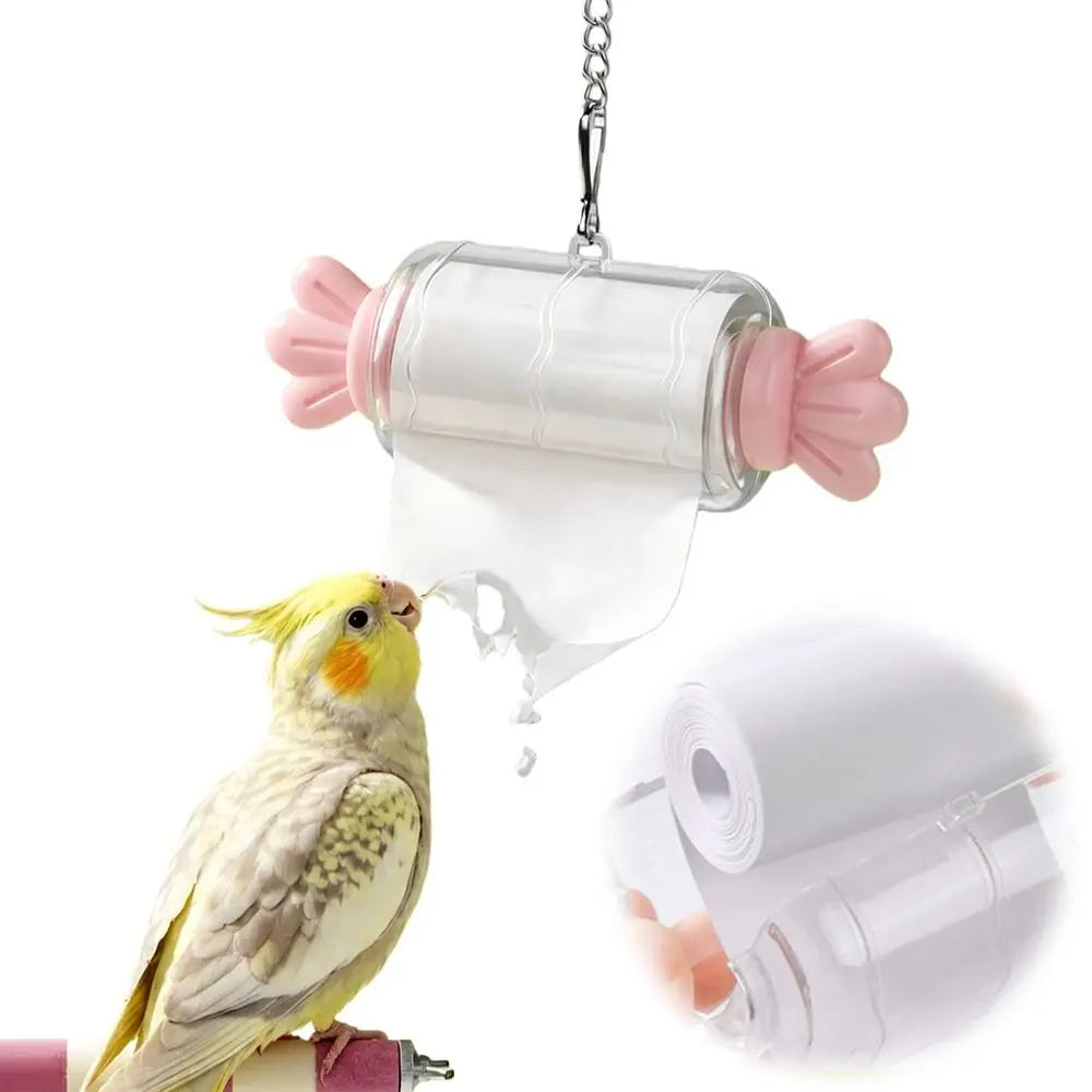 Candy Shape Bird Shredding Chew Toy – Hangable & Reusable Bird Shredding Toy HIP