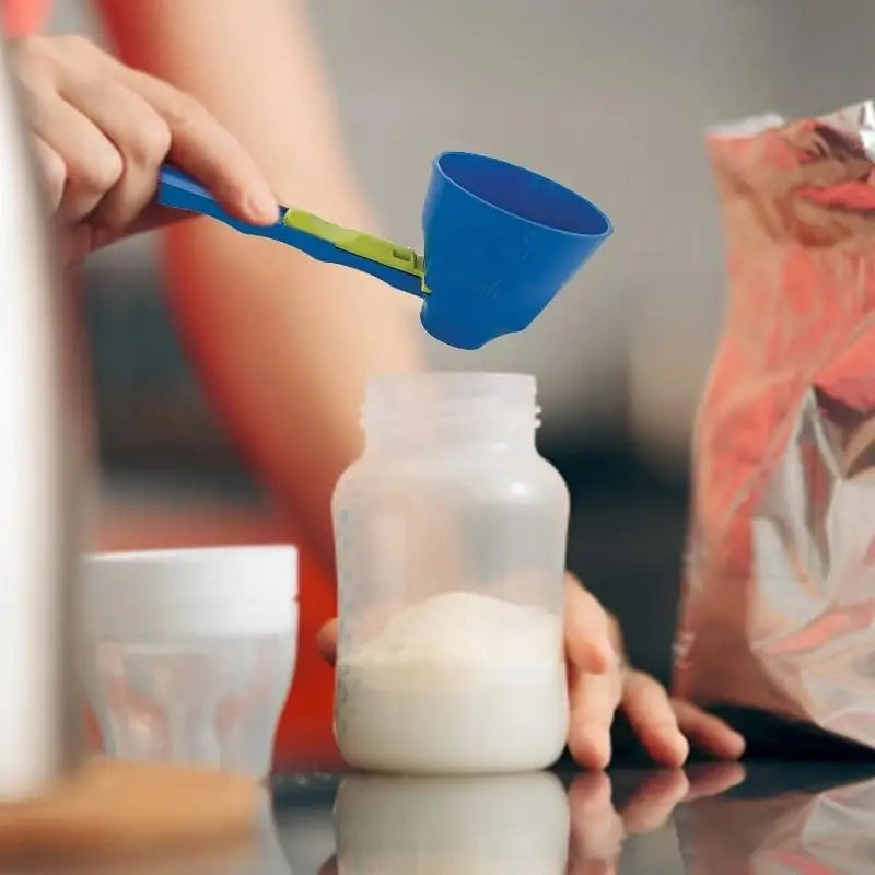Mess-Free Protein Powder Scoop with Sliding Funnel Powder Scoop Funnel HIP