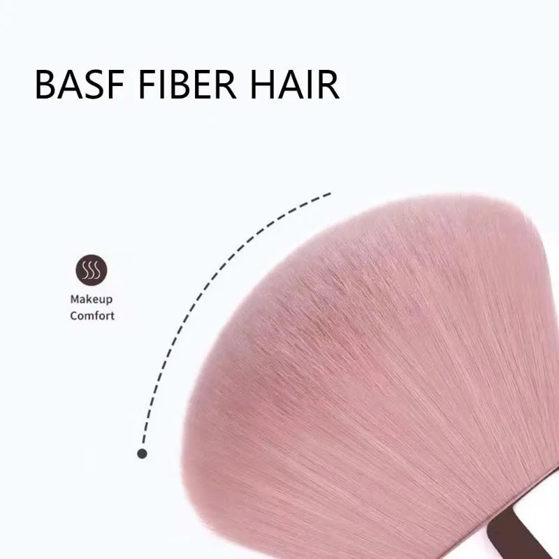 Mini Fluffy Blush & Loose Powder Brush Set – Travel Size Blush Powder Brush HIP