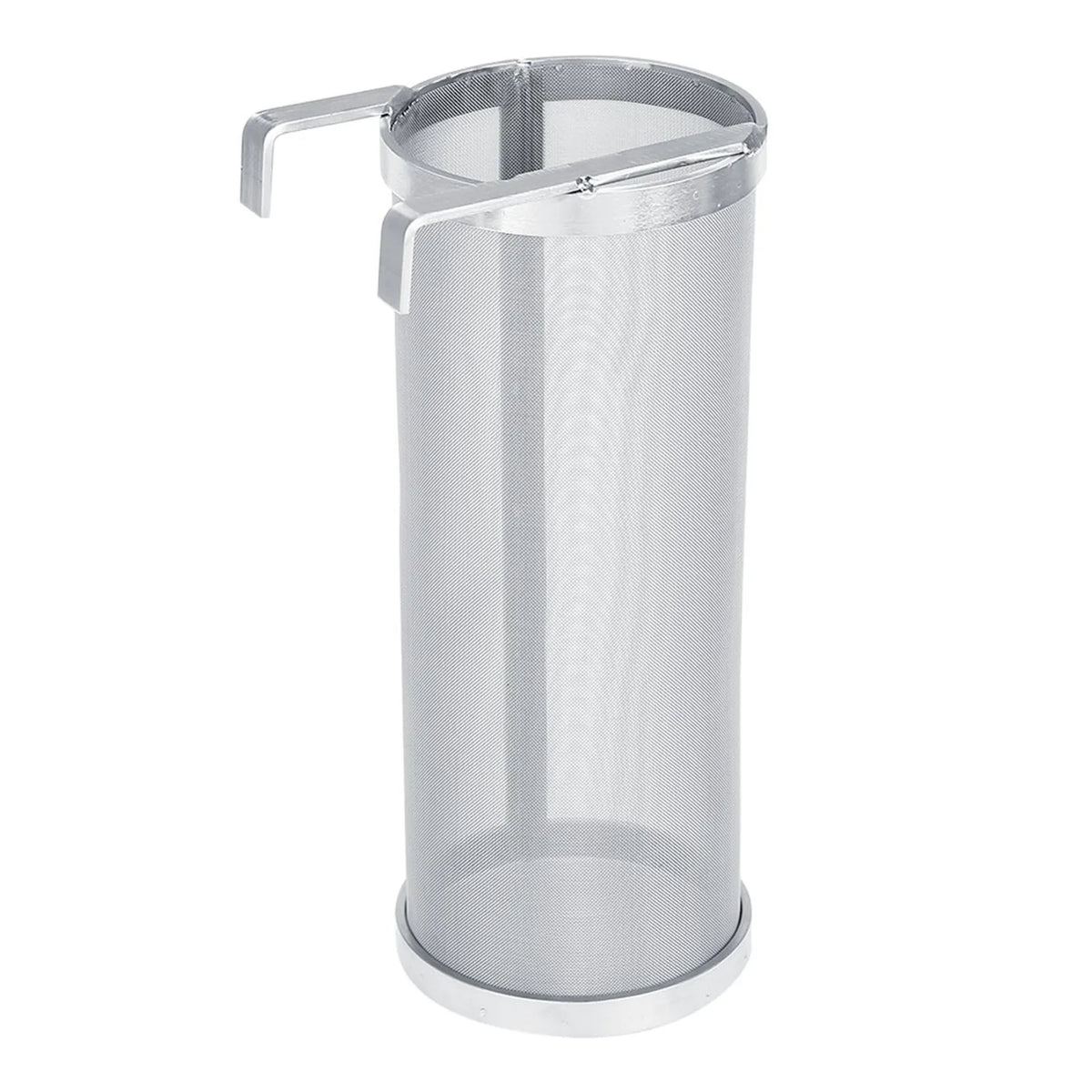 300 Micron Stainless Steel Homemade Brew Beer Hop Mesh Filter Strainer with Hook Brew Filter Beer Mesh Filter Beer Brew Strainer HIP