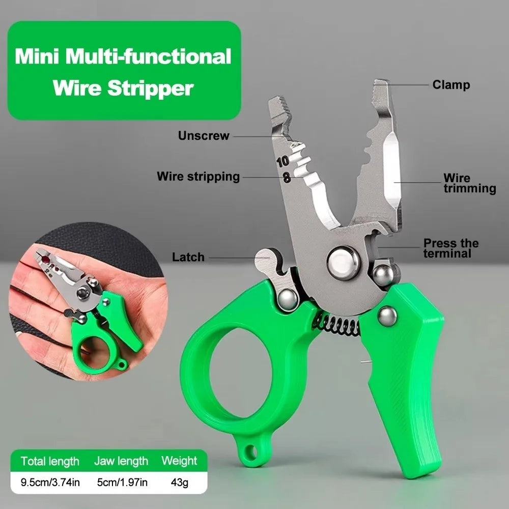 Mini Wire Stripper Pliers – 4-in-1 Pocket-Sized Tool Wire Stripper Pliers HIP