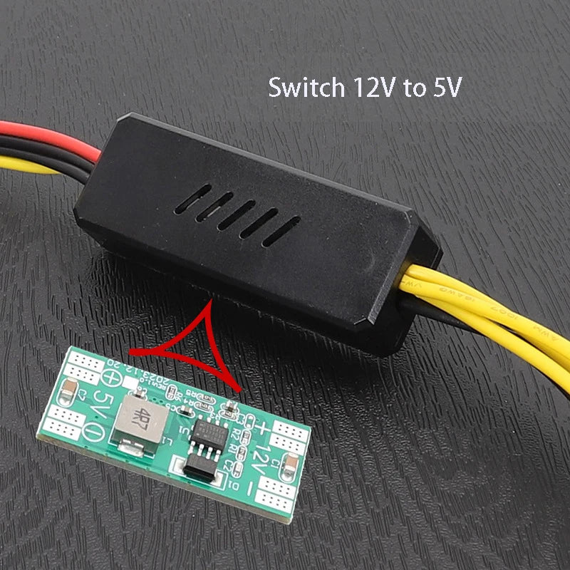 DC5525 to SATA Power Splitter Cable – 12V, 1–4 Port HDD SATA Power Adapter Cable HIP