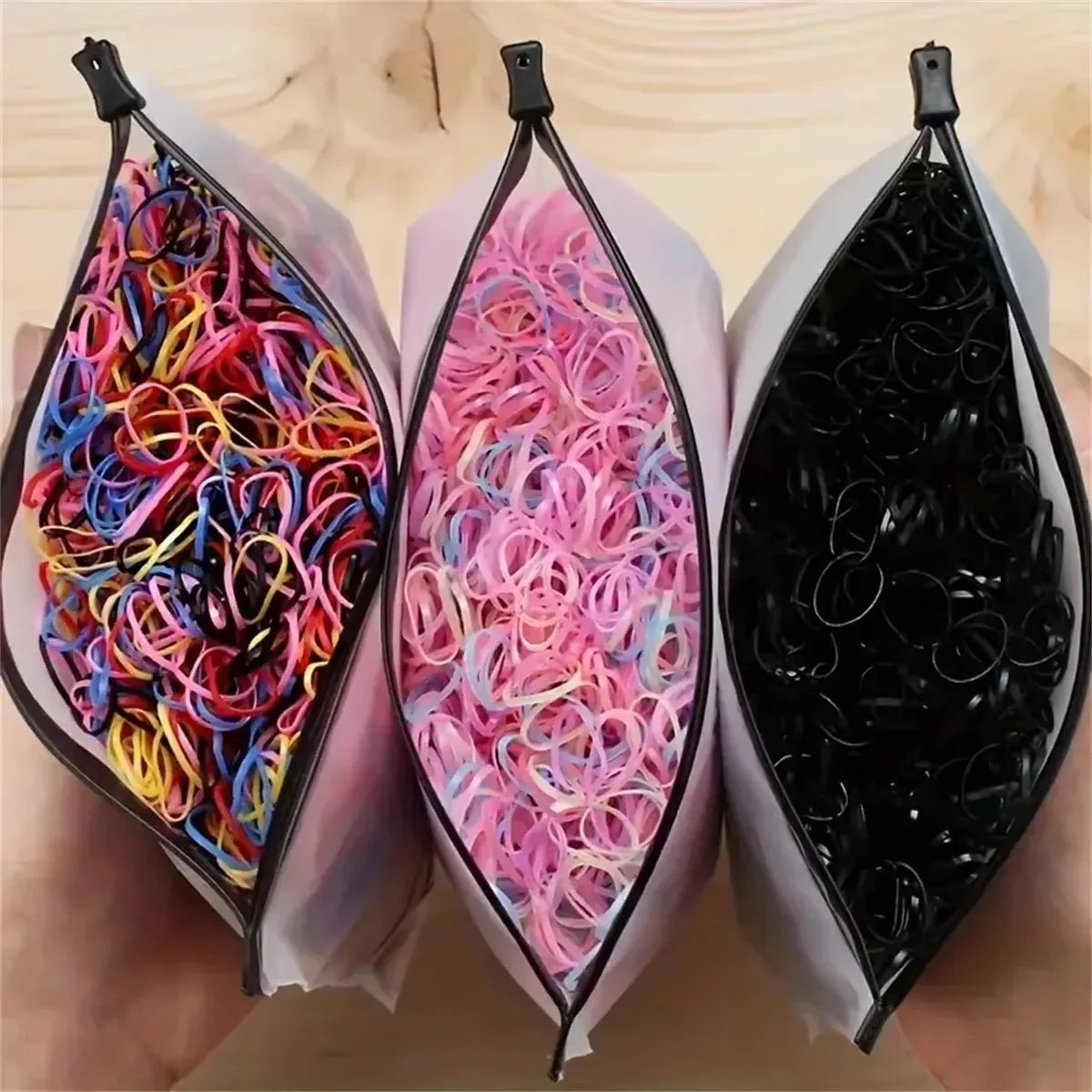 1000-Pc Colorful Mini Elastic Hair Ties for Girls & Kids Kids Hair Ties HIP