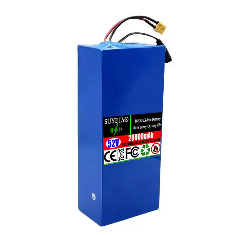 52V 20Ah 18650 Lithium Battery 14S5P with BMS & Charger Lithium Battery Pack HIP
