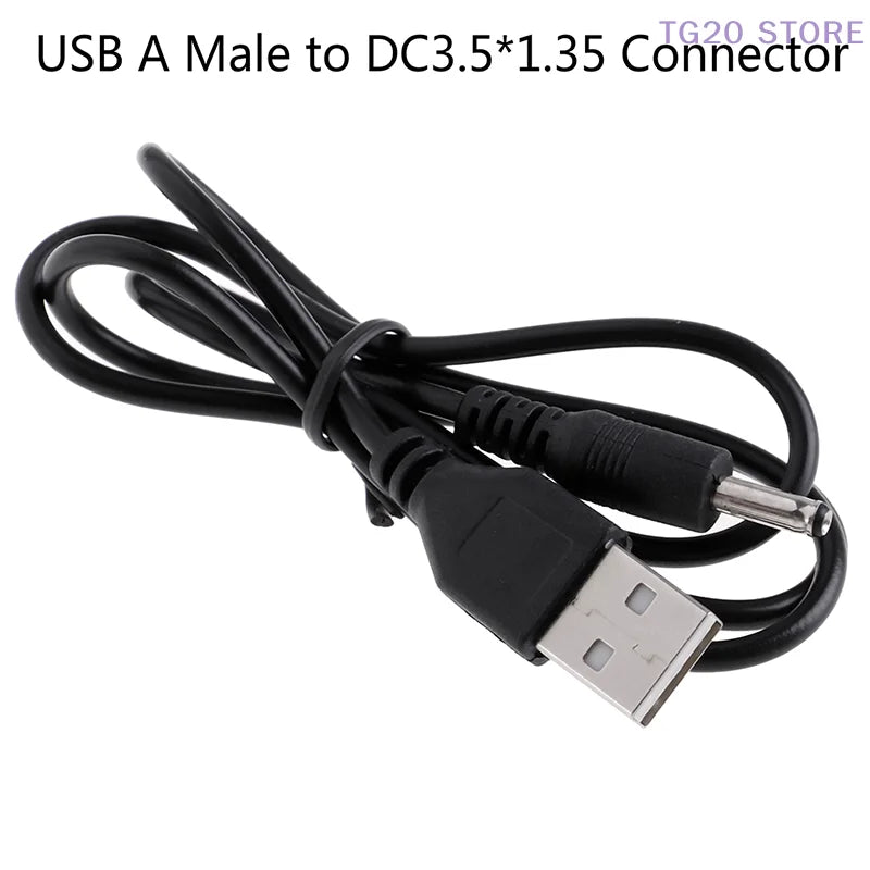 USB-A to DC 3.5x1.35mm Power Cable – 50cm or 70cm USB Power Cable HIP
