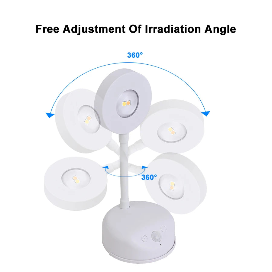 Wireless Motion Sensor LED Night Light USB Rechargeable Wall Lamp Motion Sensor Night Light HIP