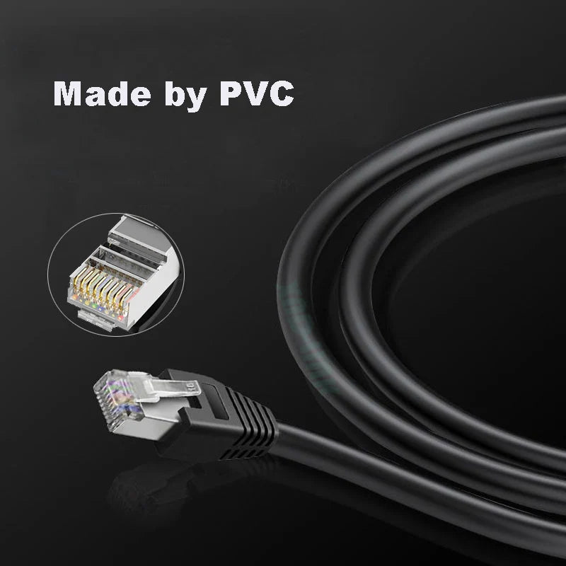 RJ45 CAT5e Network Extension Cable – Male to Female LAN Adapter Network Cable Adapter HIP