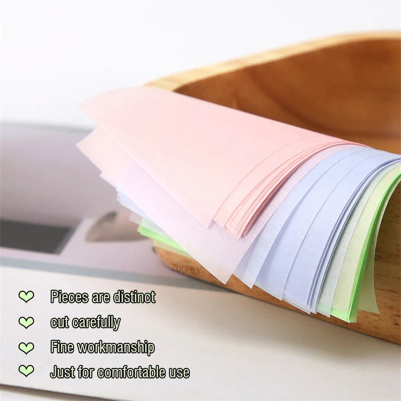 100Pcs/box Face Oil Blotting Paper Protable Matting Face Wipes Facial Cleanser Oil Control Oil-absorbing Face Cleaning Tools New HIP