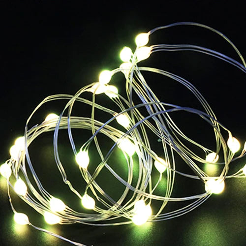 LED Copper Wire Fairy String Lights 1M–5M | Holiday & Wedding LED Fairy String Lights HIP Warm White 5M