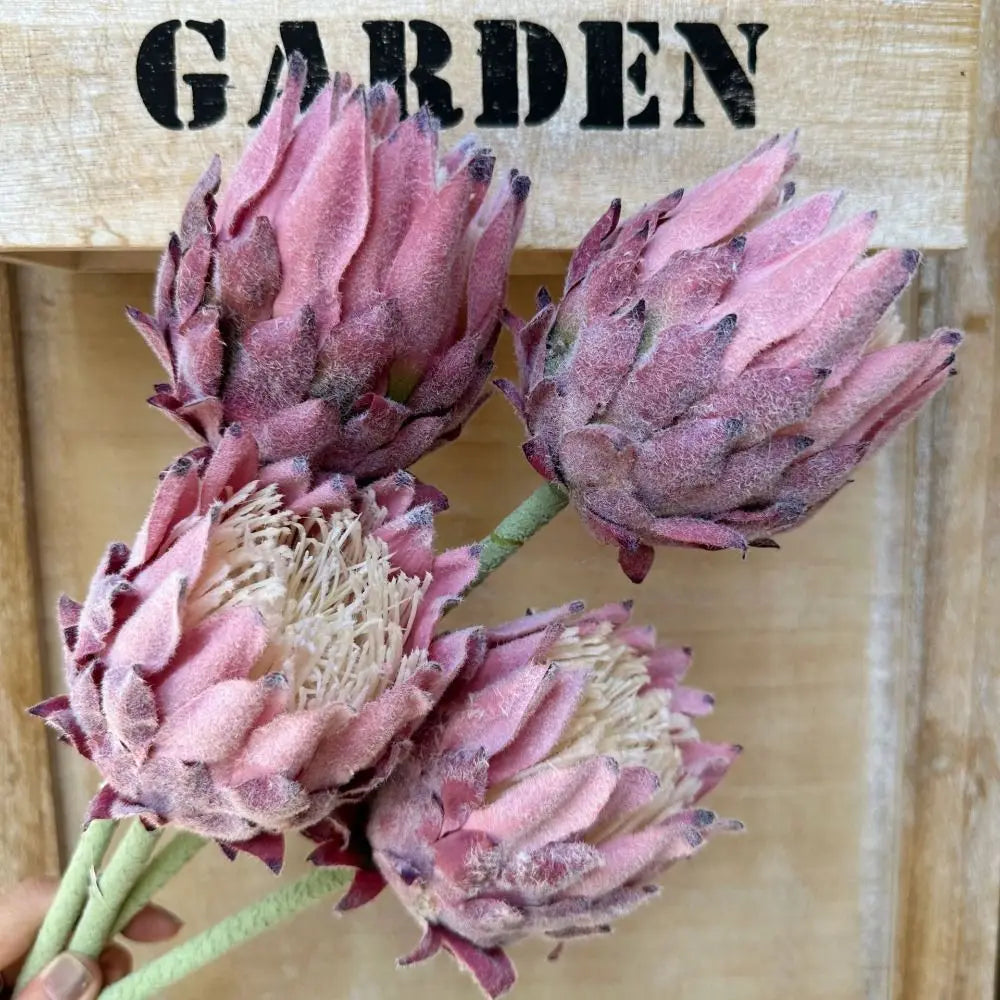 Large Artificial King Protea Flower – Multicolor Wedding Décor Artificial Flower HIP