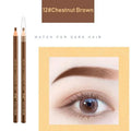 1pcs Professional Microblading Pencil Permanent Eyebrow Pencil Tattoo Waterproof Art Tint Makeup Eye Brow Pen Enhancers Cosmetic HIP 12 Chestnut Brown