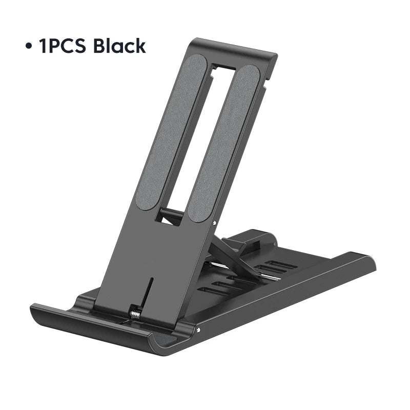 Foldable Desktop Phone & Tablet Stand – Universal Holder Phone & Tablet Stand HIP 1PCS Black
