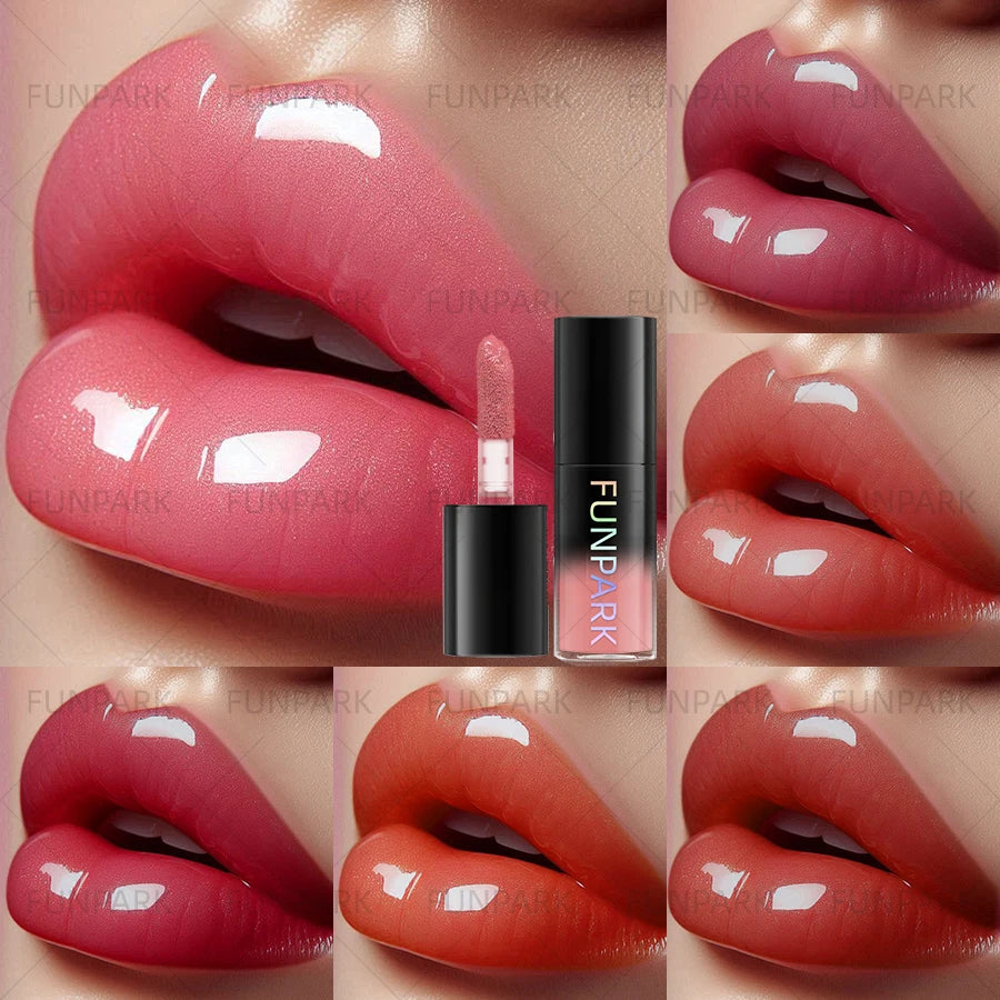 1PC Moisturizing Lip Gloss 15 Color Lip Blam Lip Oil for Lips Long Lasting Liquid Pink Red Makeup Gifts Lip Glaze High Pigment HIP