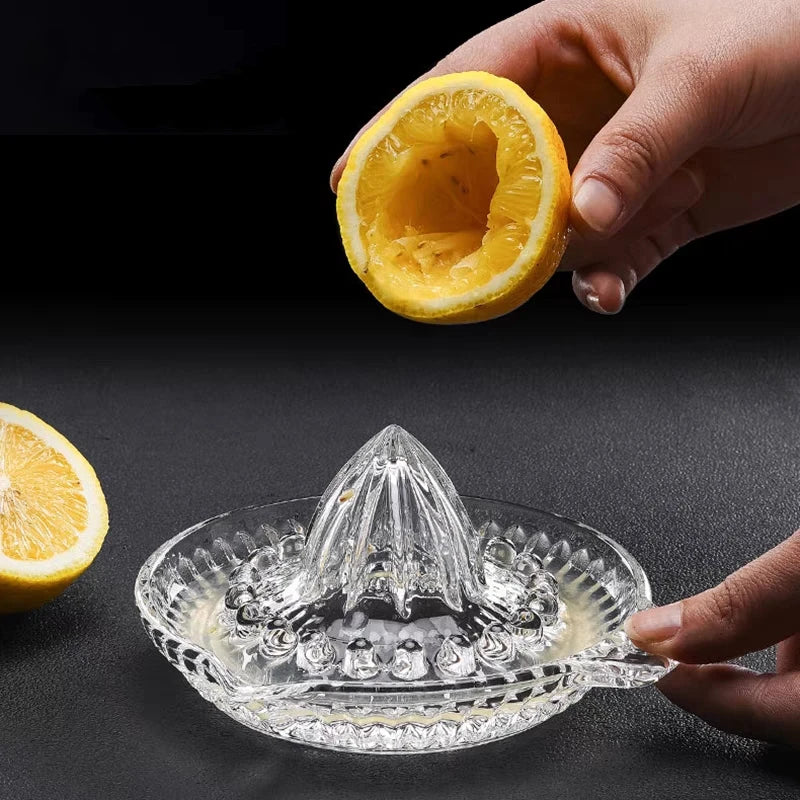 Glass Manual Citrus Juicer – Handheld Orange & Lemon Squeezer Manual Citrus Juicer HIP Default Title