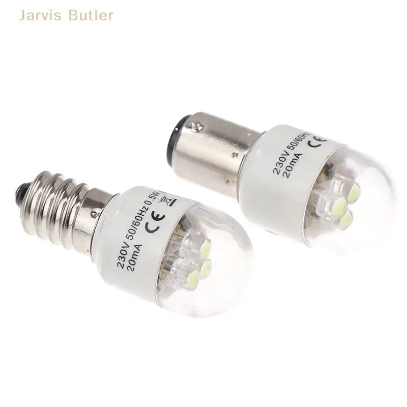 LED Sewing Machine Bulb BA15D E14 – 0.5W Cool White Sewing Machine Bulb HIP