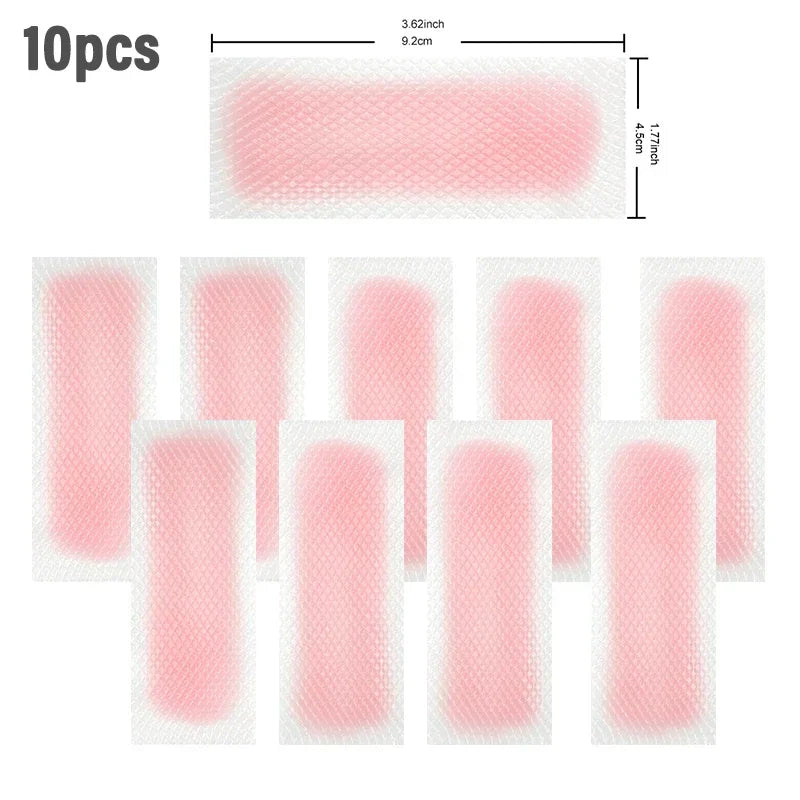 5/10/15/20stick Professional Hair Removal Wax Strips for Summer Depilation Double Sided Cold Wax Paper for Leg Body Face Useful HIP 10Pcs Pink