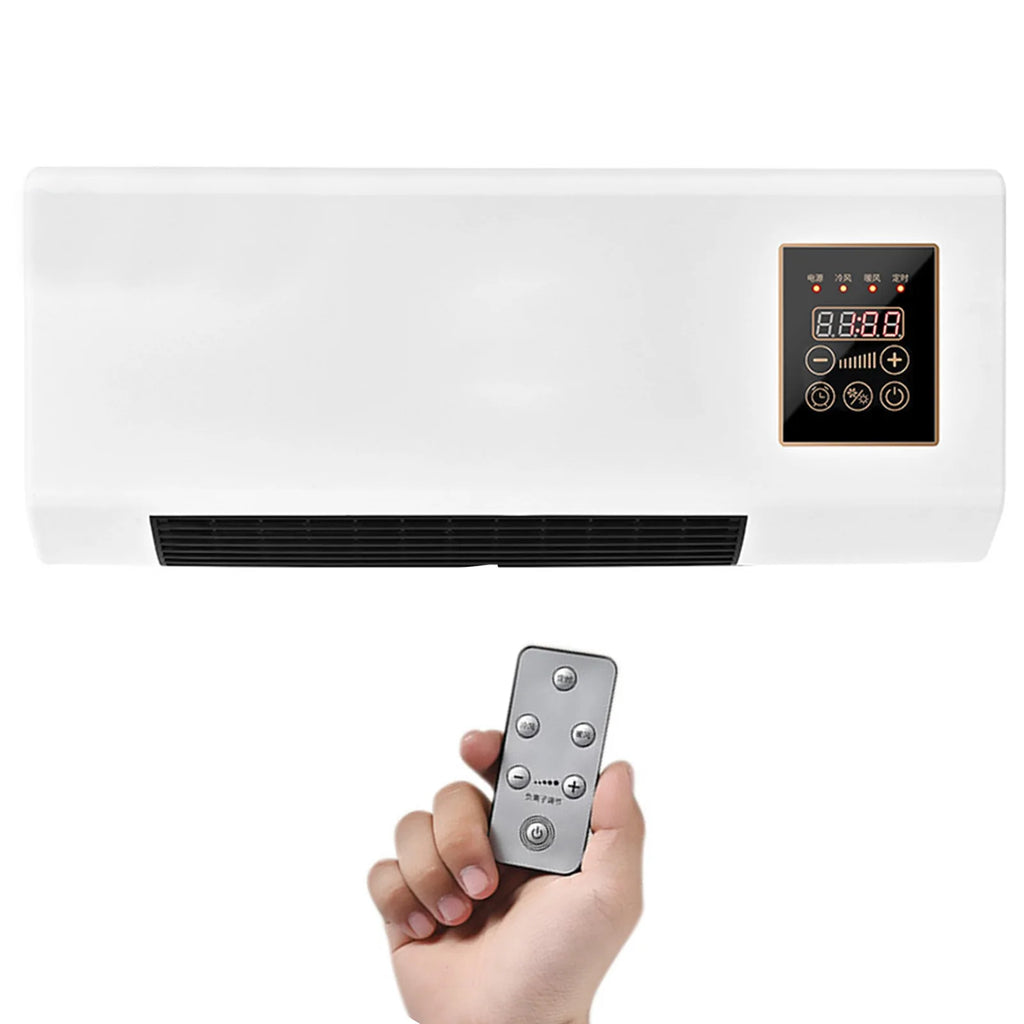 Wall Mounted Air Conditioner Mini Cooling and Heating Air Conditioner with Remote Control for Bedroom Living Room HIP