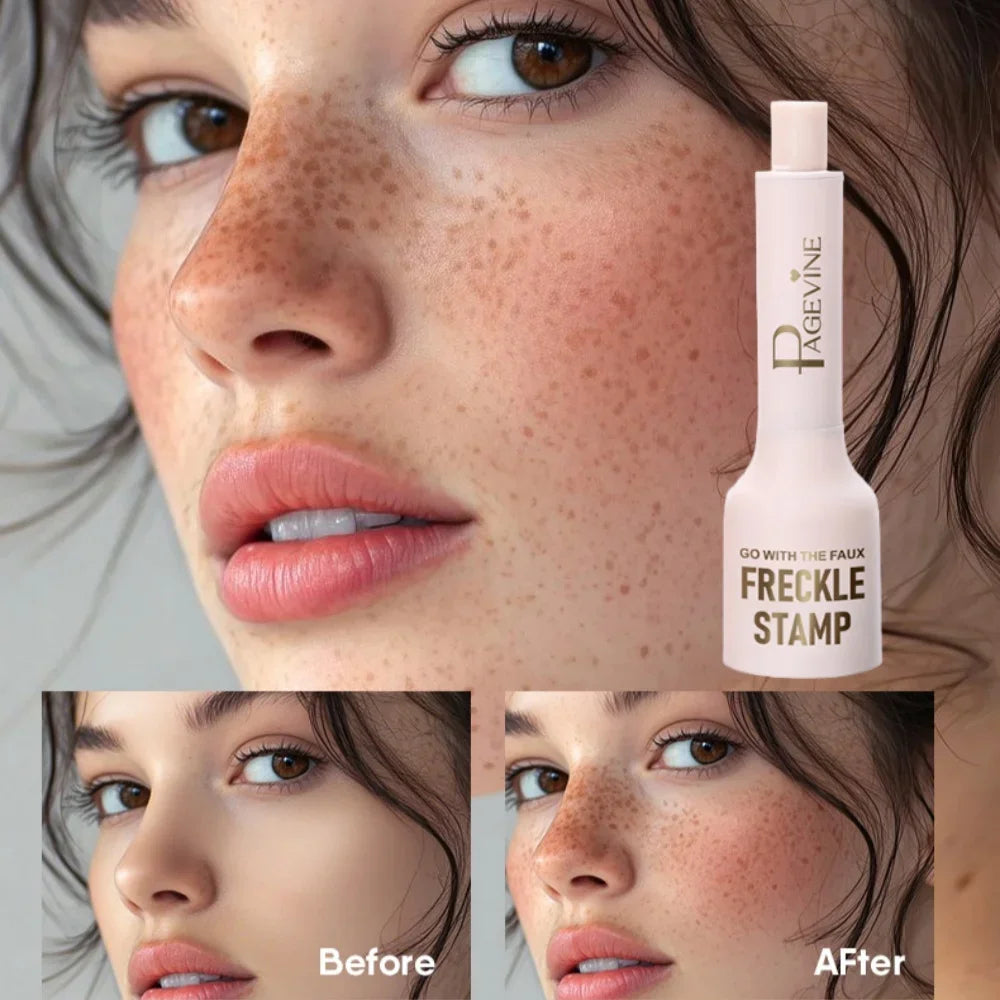 Page Vine Fake Freckles Pen – Waterproof 5-Dot Stamp Tool Freckle Stamp Pen HIP