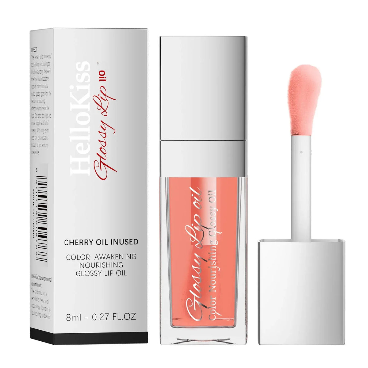 Hello Kiss Lip Glow Oil – Vitamin E & Shea Butter Lip Gloss Lip Glow Oil HIP