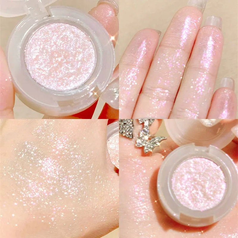 Diamond Eye Shadow Palette Gorgeous Glitter Eyeshadow Glossy Shiny Highlighter Shadow Shimmer Cowherd Weaver Girl Eyes Makeup HIP