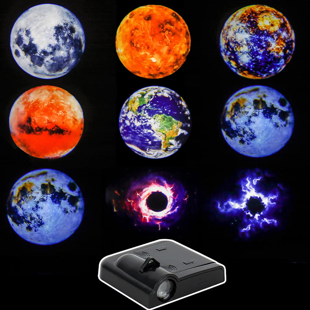 Fantasy Moon Projection Lamp Galaxy Light Background Projector Night Light Photo Prop Wall Lights Party Decoration Bedroom Decor HIP