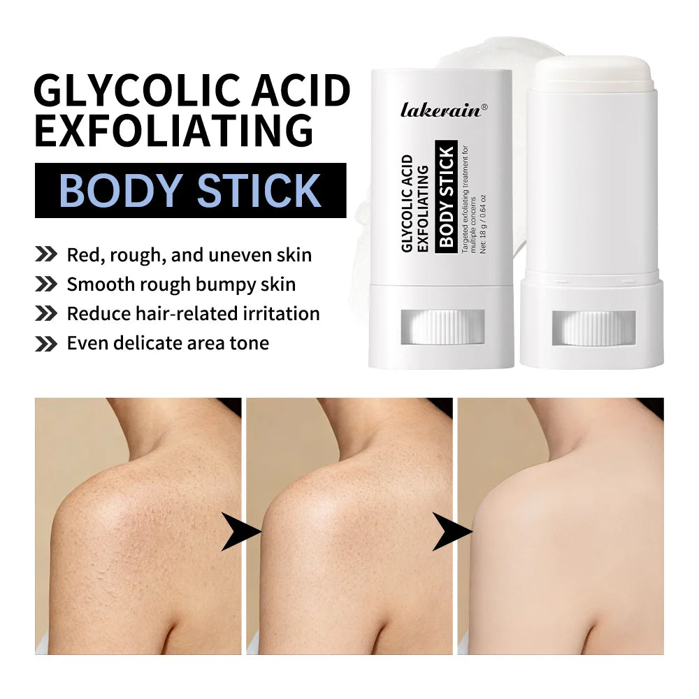 Body Effective Exfoliation Stick Glycolic Acid Exfoliating Deep Exfoliation Nourishing Moisture Deep Hydration Skincare HIP