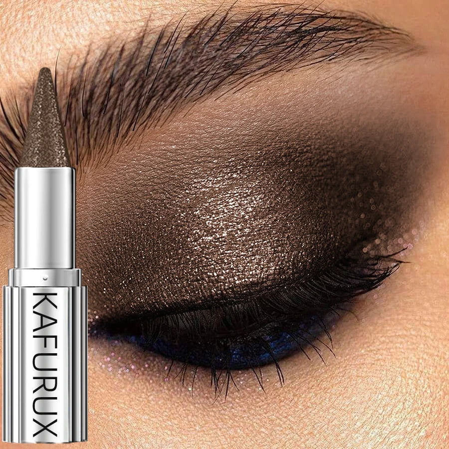 KAFURUX Metallic Glitter Eyeshadow Stick – Waterproof Eye Shadow Eyeshadow Stick HIP