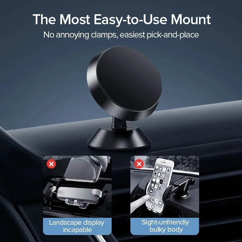 Magnetic Car Phone Holder – Universal Mount for iPhone & Android Car Phone Mount HIP