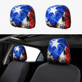 Puerto Rico Taino Car Headrest Covers – Universal Fit Set of 2 Car Headrest Cover HIP 3