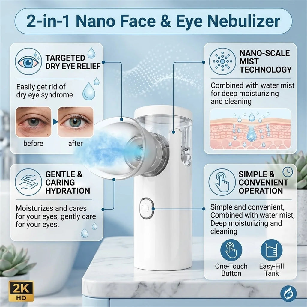 Portable Eye Steam Sprayer – Face & Eye Mist Humidifier Eye Steam Sprayer HIP