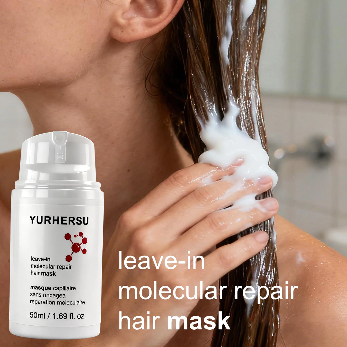 Molecular Repair Leave-In Hair Mask – Keratin Peptide 50ml Leave-In Hair Mask HIP