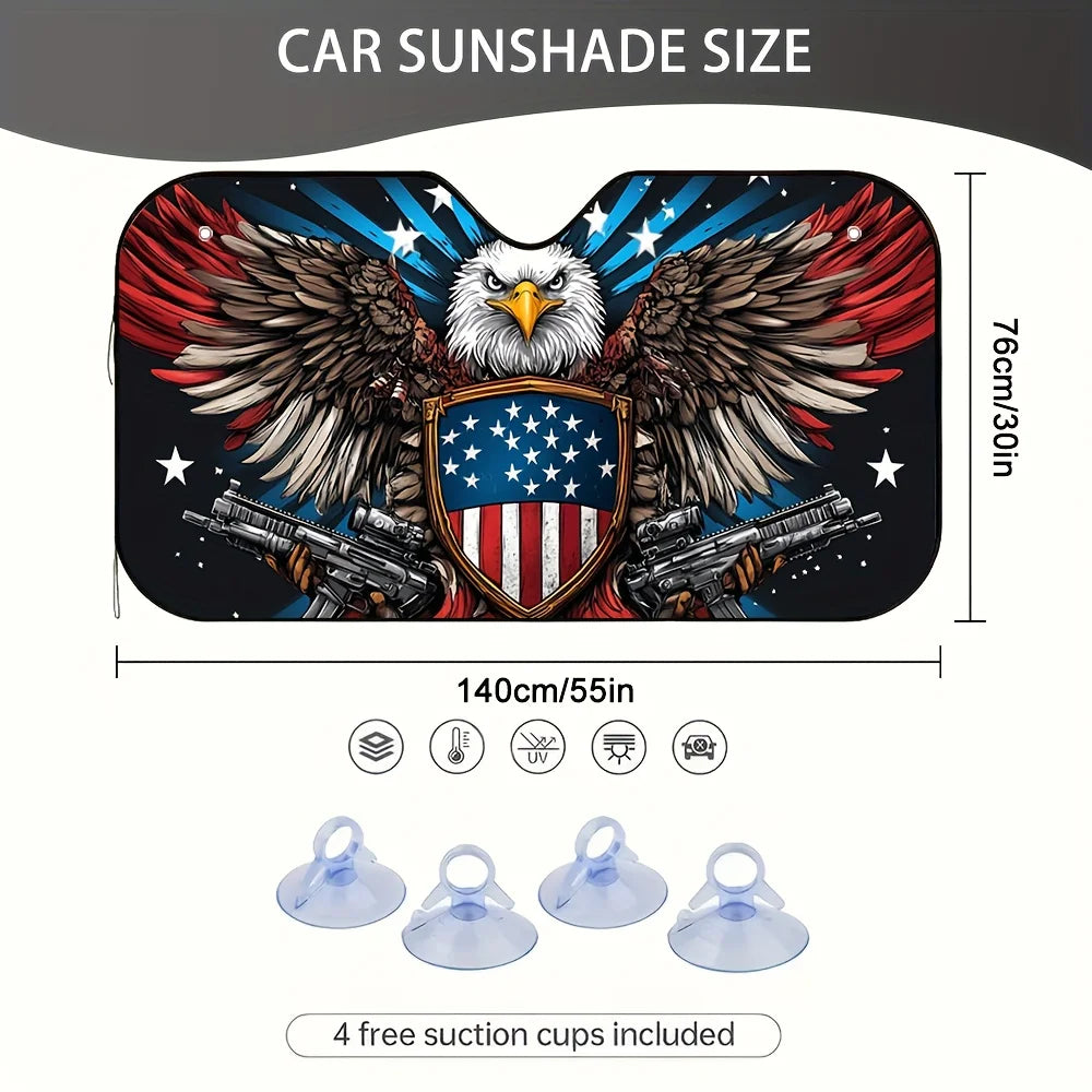 Eagle Shield Car Sun Visor – Universal Fit | HIP Car Sun Visor HIP
