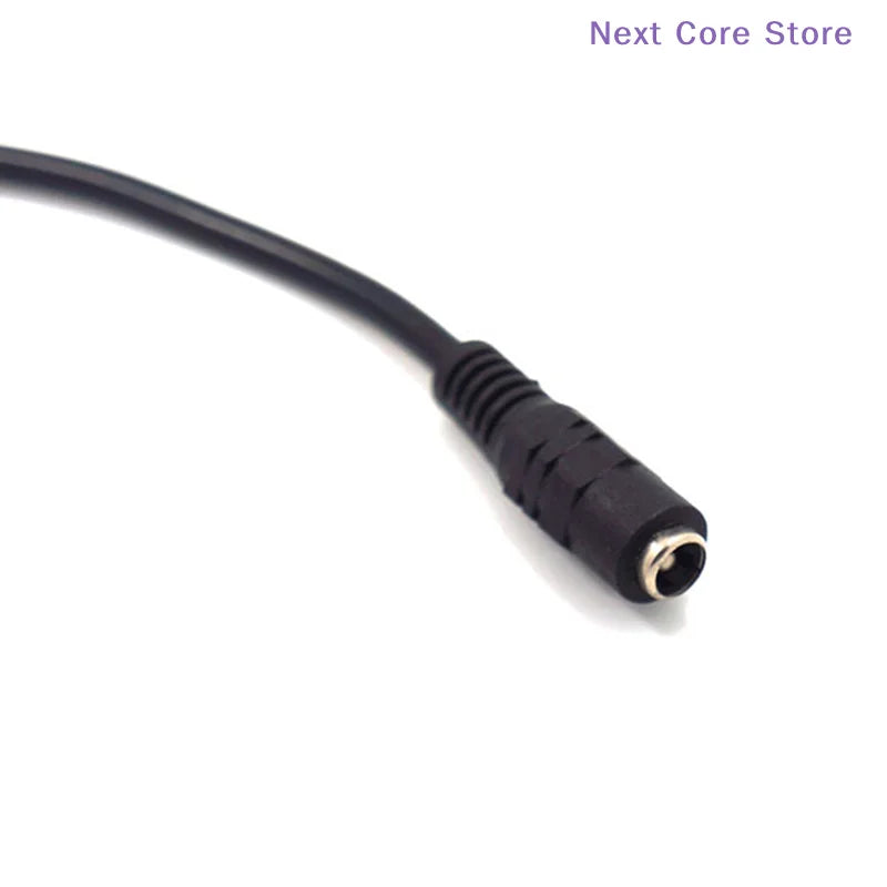 DC 5521 to Dual 4-Pin PWM Fan Power Adapter Cable 12V Fan Power Adapter Cable HIP