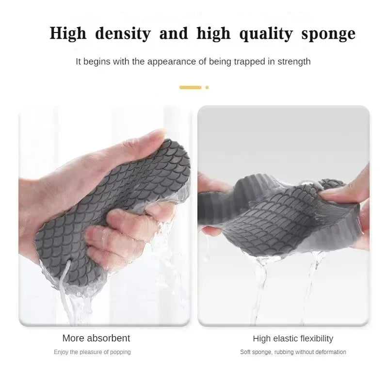 Soft Exfoliating Body Scrub Sponge for Baby & Adults – Bath Bath Scrub Sponge HIP