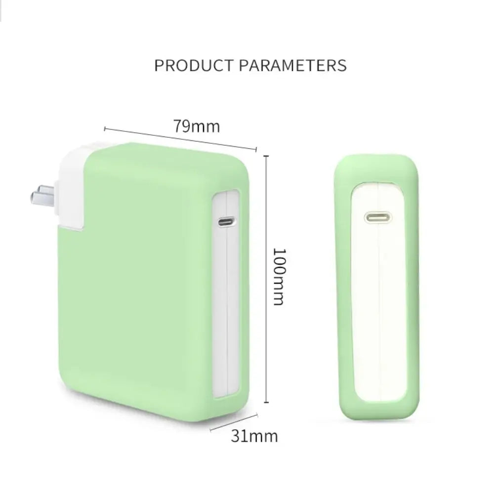 Silicone Case for MacBook Pro 140W USB-C Charger Adapter Cover Charger Adapter Case HIP