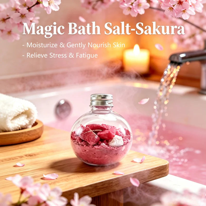Cherry Blossom Bath Salts – Mineral Soak & Aromatherapy Mineral Bath Salts HIP