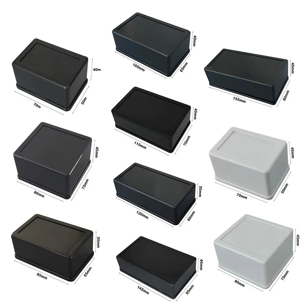 Waterproof ABS Plastic Project Enclosure Box – 10 Sizes Electronics Enclosure Box HIP