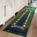Kids Airplane Runway Play Mat – Neon Anti-Slip Area Rug Kids Play Mat Rug HIP 1 40x120cm-Felt