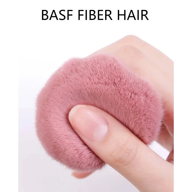 Mini Fluffy Blush & Loose Powder Brush Set – Travel Size Blush Powder Brush HIP